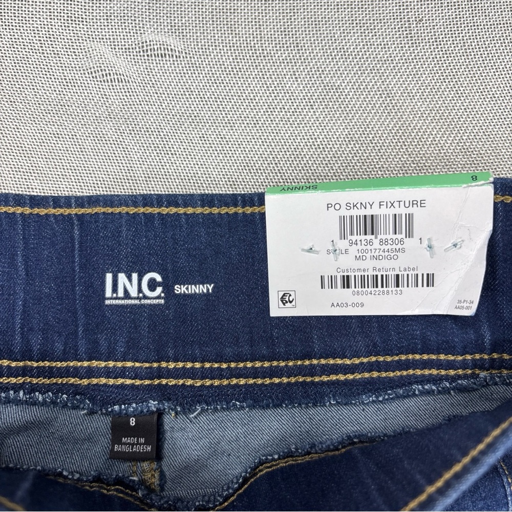 INC International Concepts Women's High-Rise Skinny Jeans Size 8 - Picture 5 of 10